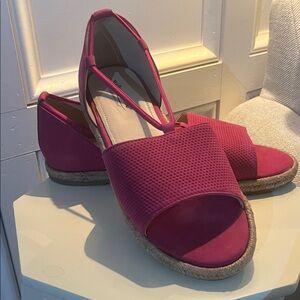 Coldwater Creek Women’s Size 10M Sangria Espadrille Flats